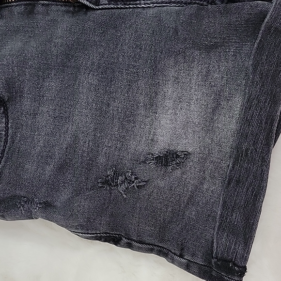 GAP Kids Denim Black Shortie High Rise Size 10 - Picture 2 of 6